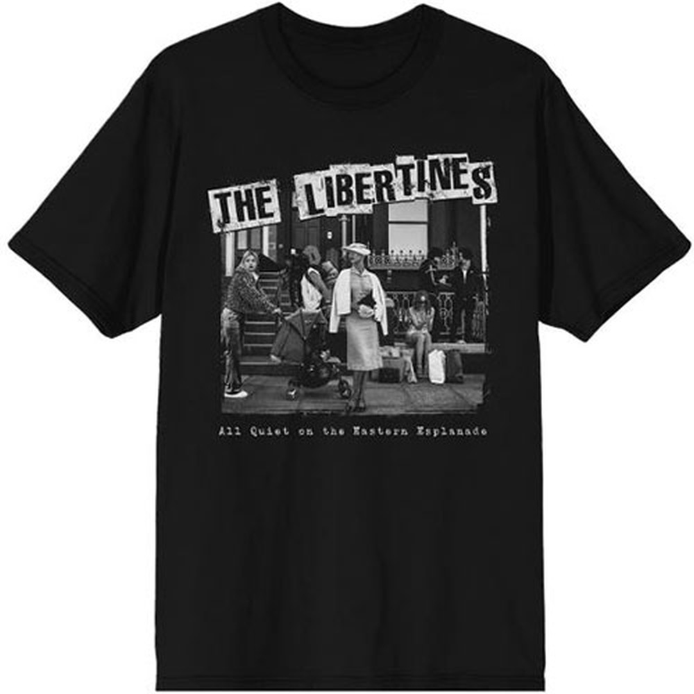 The Libertines - AQOTEE Album Heren Tshirt - Zwart